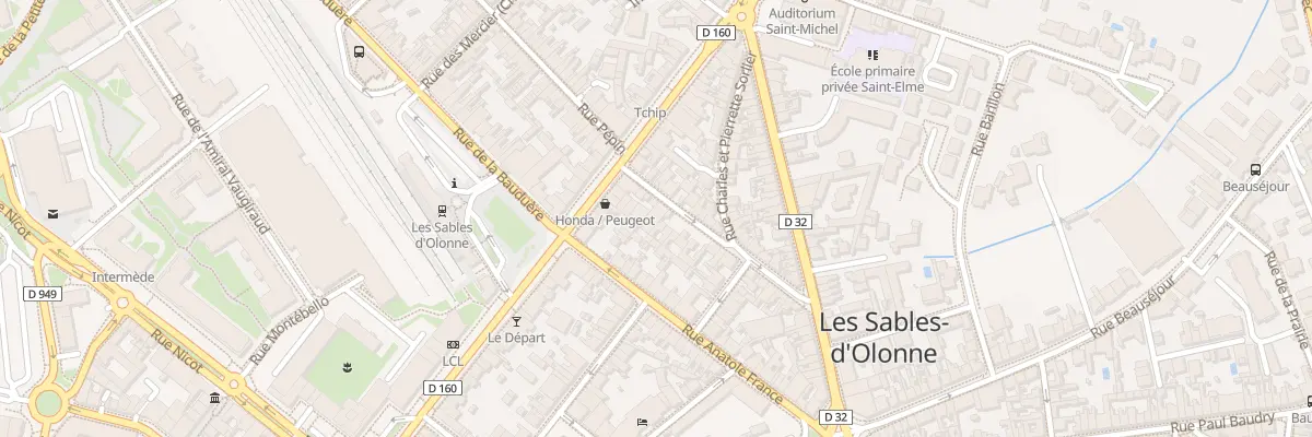Plan du 29 Rue Jacques Petit aux Sables-d’Olonne