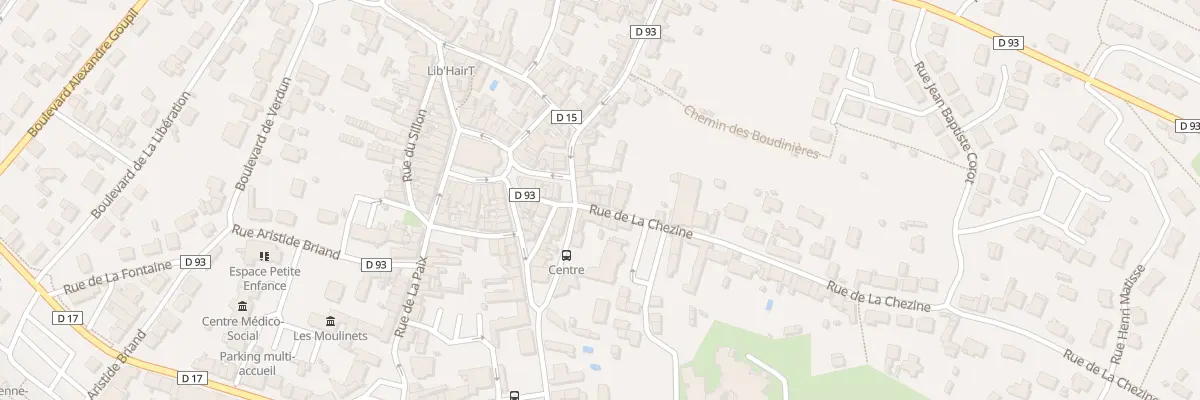 Plan du 5 Rue de la Chézine à Saint-Étienne-de-Montluc