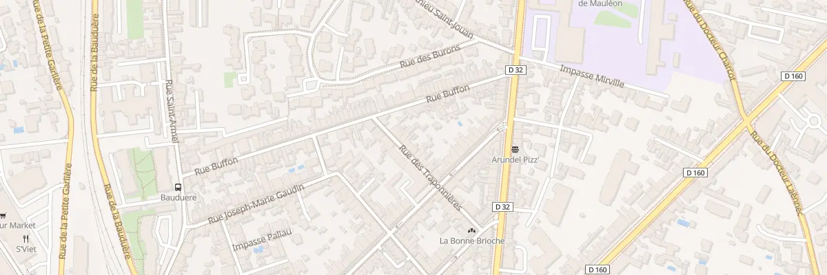 Plan du 26 Rue des Traponnières aux Sables-d’Olonne