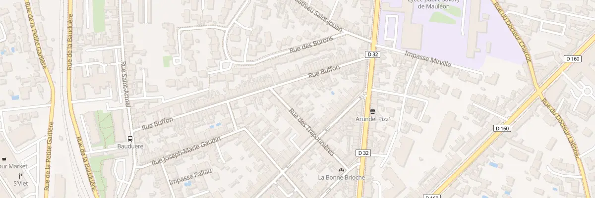 Plan du 28B Rue des Traponnières aux Sables-d’Olonne