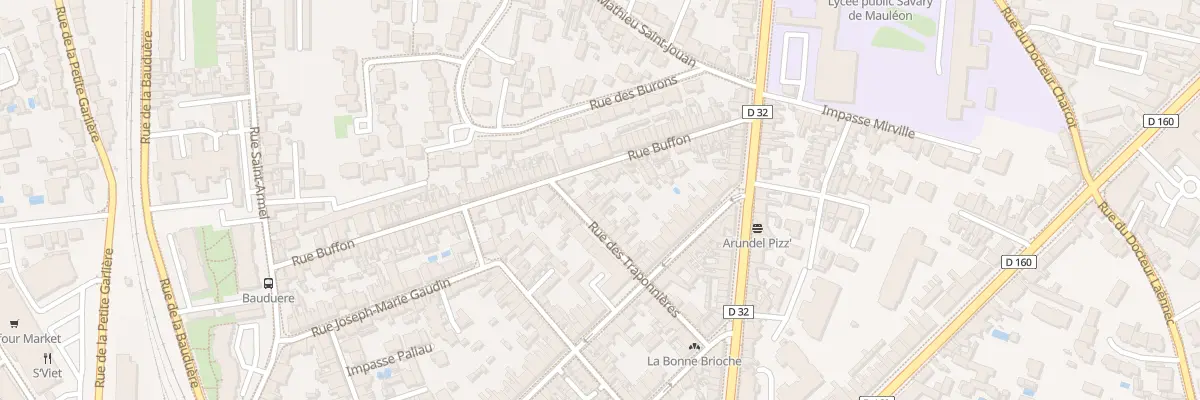 Plan du 30 Rue des Traponnières aux Sables-d’Olonne