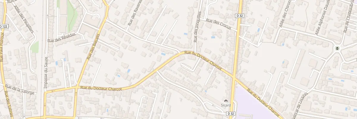 Plan du 97 Rue du Docteur Charcot aux Sables-d’Olonne