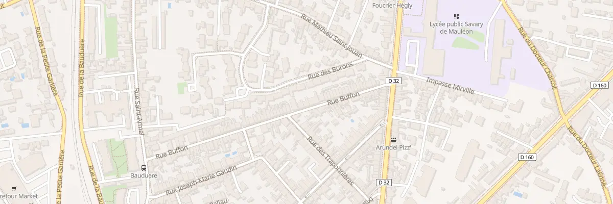 Plan du 36T Rue Buffon aux Sables-d’Olonne