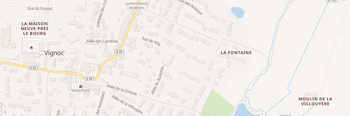 Plan du 7 Rue de l’Ille à Vignoc