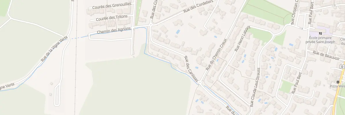 Plan du 10 Rue des Canisses aux Sables-d’Olonne