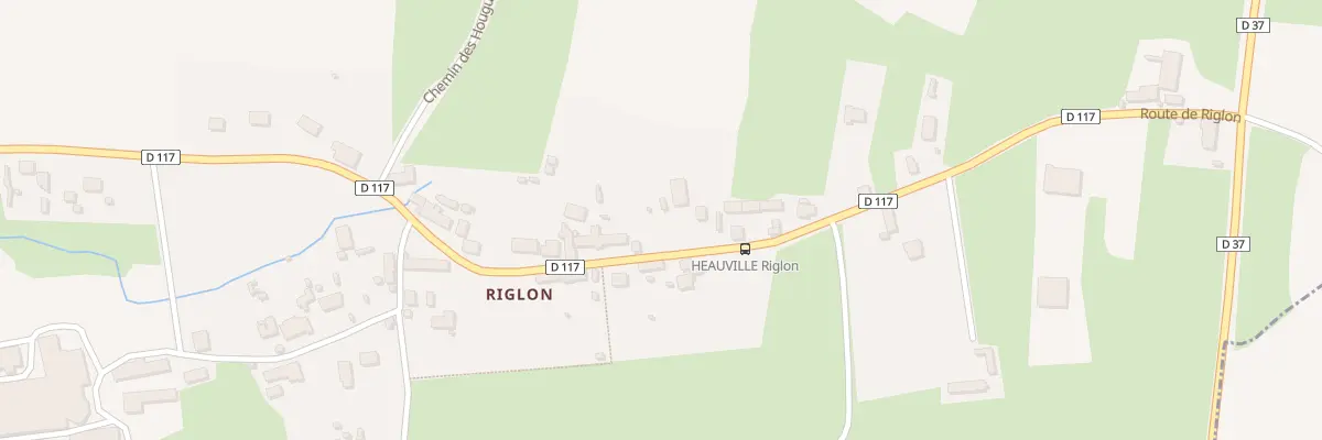 Plan du 33B Riglon à Héauville