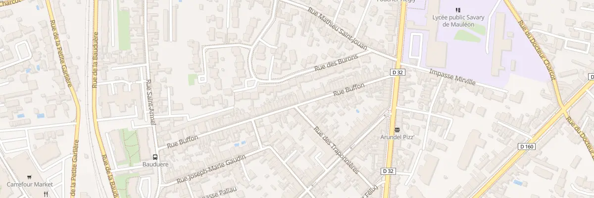 Plan du 38B Rue Buffon aux Sables-d’Olonne