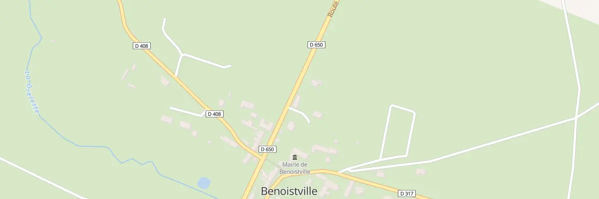 Plan du 11 Rte de Cherbourg à Benoîtville