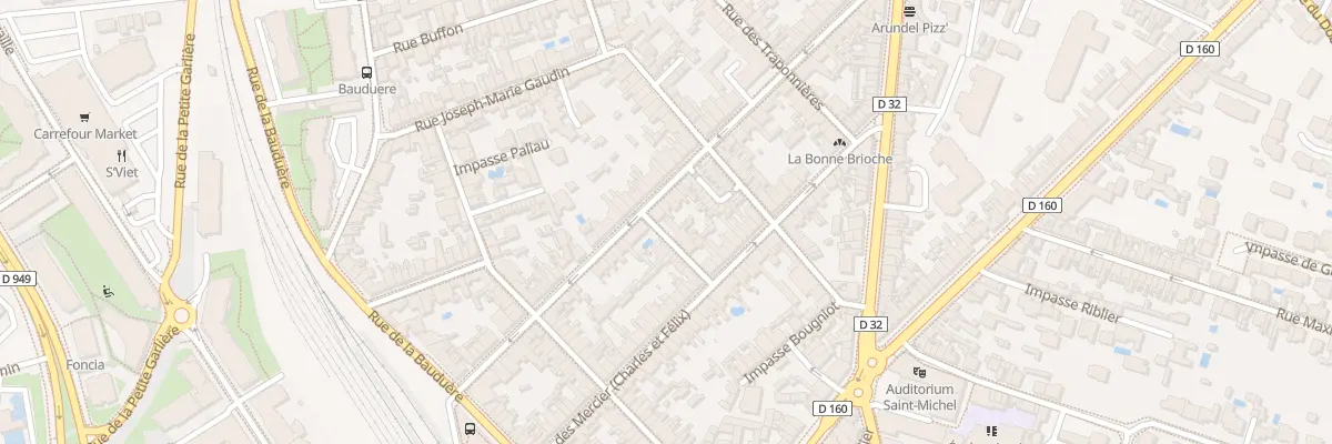 Plan du 38 Rue de la Justice aux Sables-d’Olonne