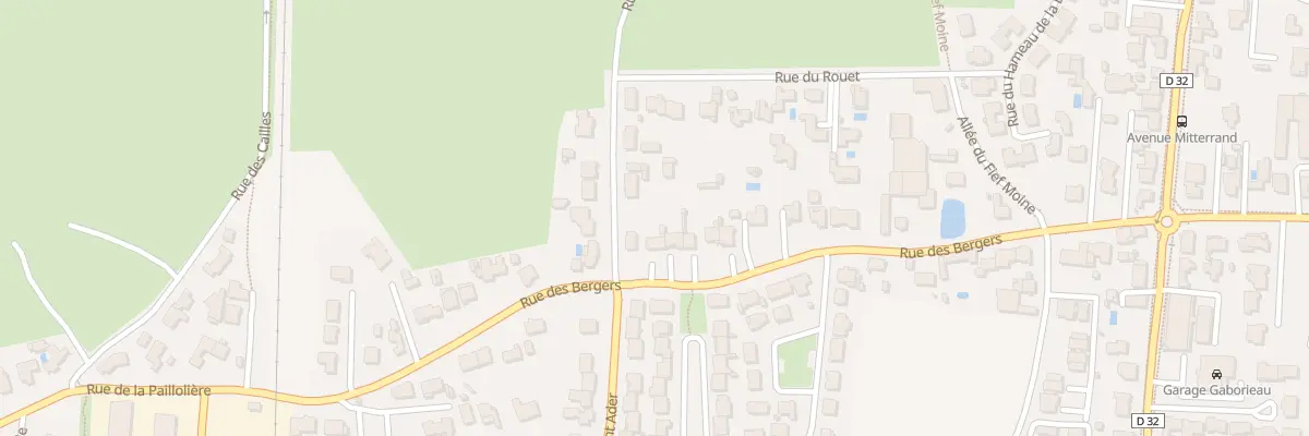Plan du 32 Rue des Bergers aux Sables-d’Olonne