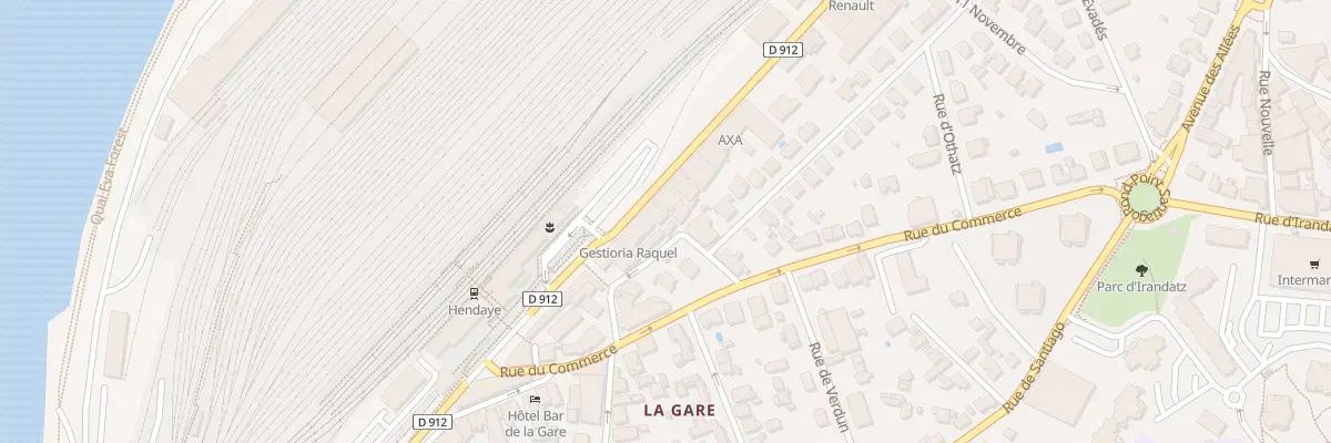 Plan du 77 Bd du Général de Gaulle à Hendaye