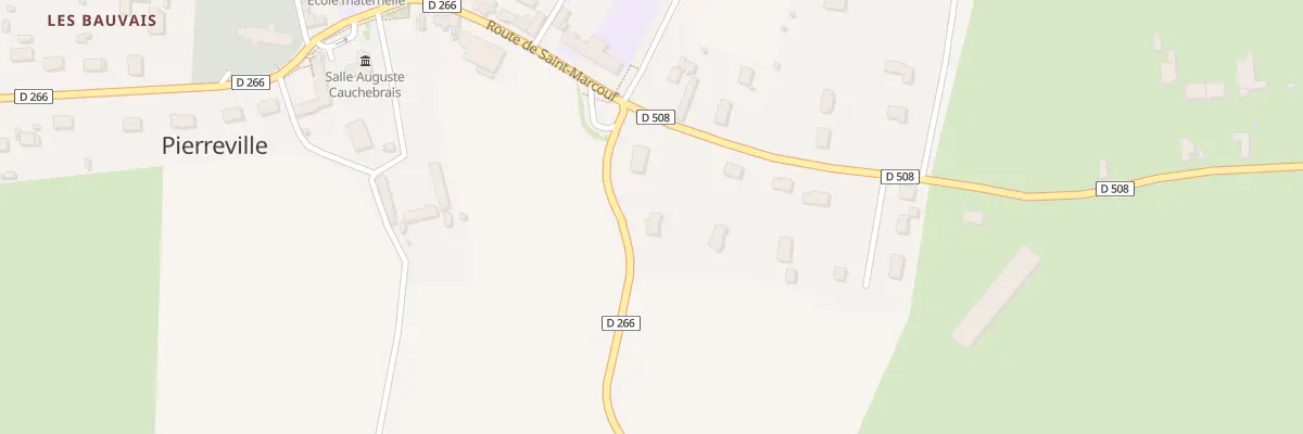 Plan du 1B Rte de la Scye à Pierreville