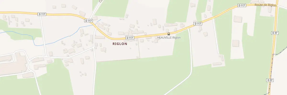 Plan du 32 Riglon à Héauville