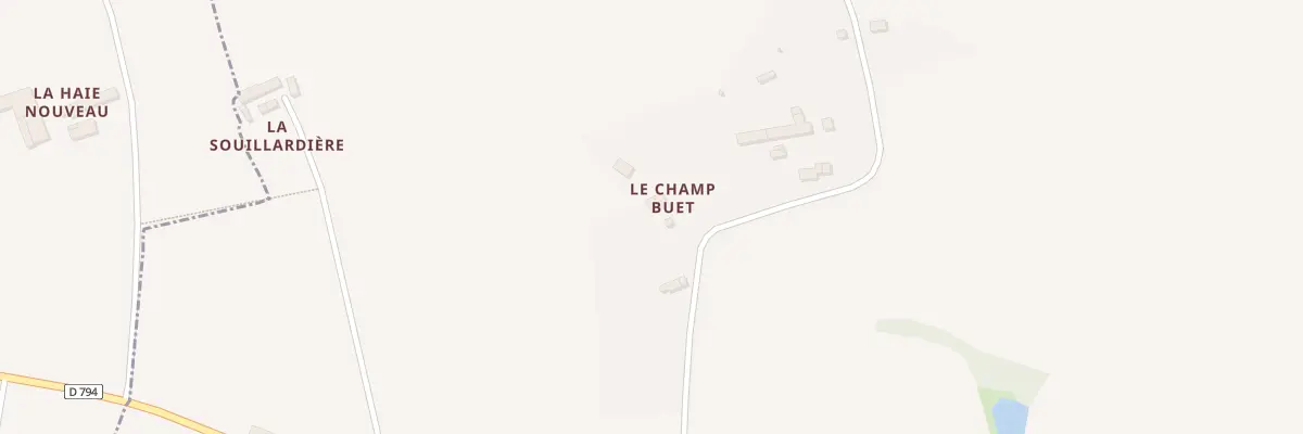Plan du 9004 Champ Buet à Combourg