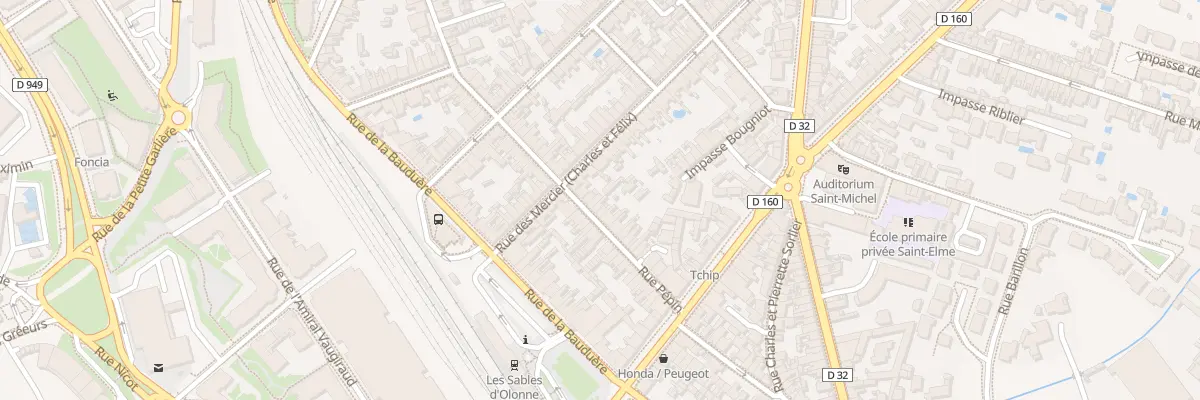 Plan du 24 Rue Pépin aux Sables-d’Olonne