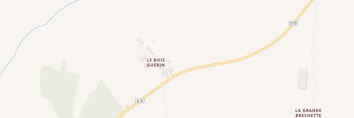 Plan du 1 Le Bois Guerin à Paulx