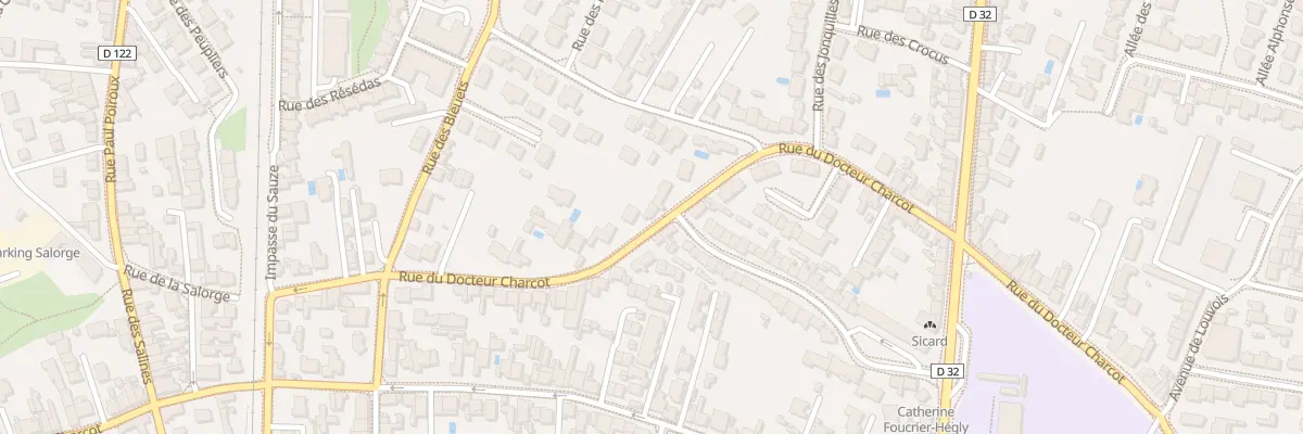 Plan du 106 Rue du Doc Charcot aux Sables-d’Olonne