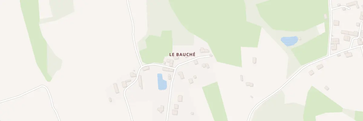 Plan du 9012 Le Bauchée à Bonnemain