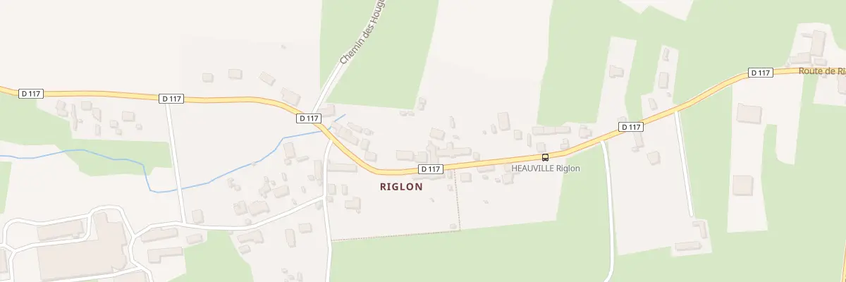 Plan du 25 Riglon à Héauville