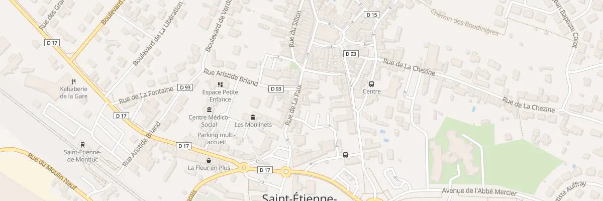 Plan du 14 Rue de la Paix à Saint-Étienne-de-Montluc