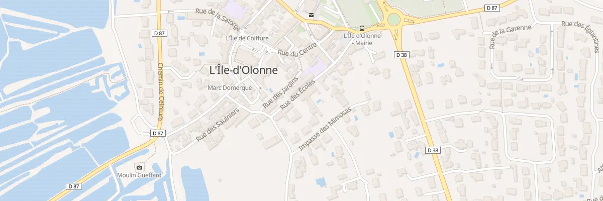 Plan du 21 Rue des Ecoles à L’Île-d’Olonne