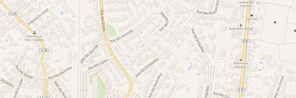 Plan du 16 Rue des Pensées aux Sables-d’Olonne