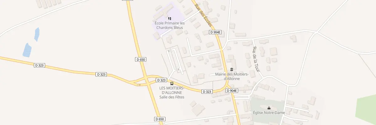 Plan du 3 Imp du Clos d’Aubay aux Moitiers-d’Allonne