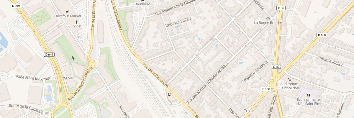 Plan du 57 Rue Pépin aux Sables-d’Olonne