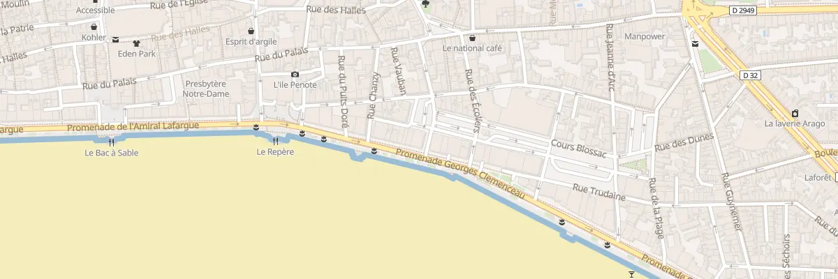 Plan du 1 Rue du Grand Canton aux Sables-d’Olonne