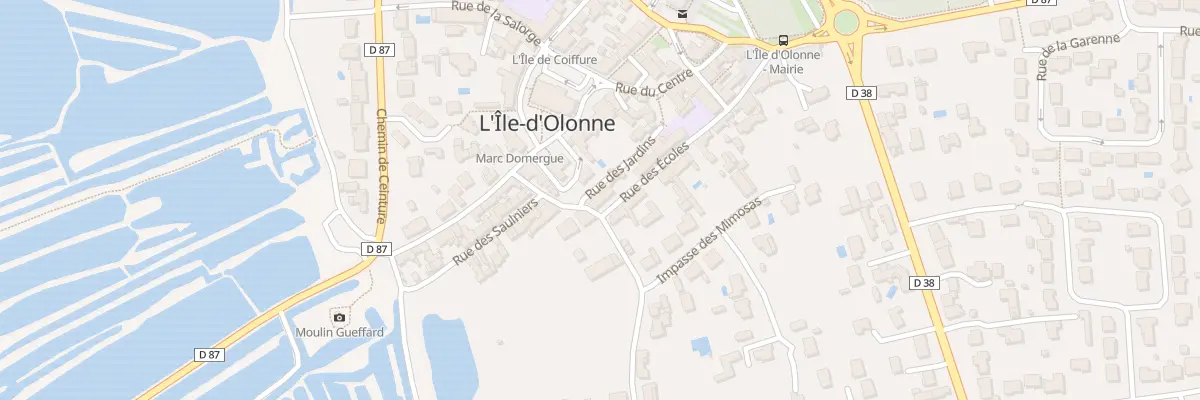 Plan du 10 Rue des Ecoles à L’Île-d’Olonne