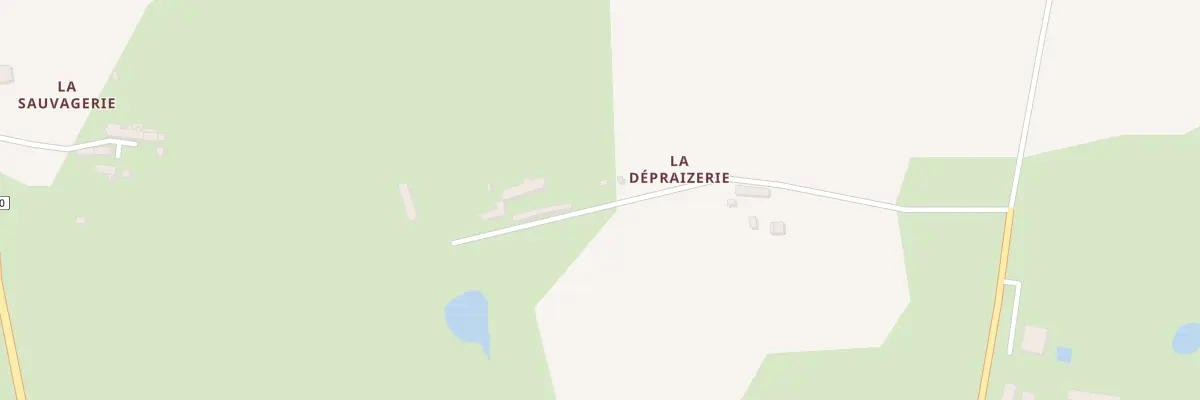 Plan du 6 Rte de la Luberie à Sénoville