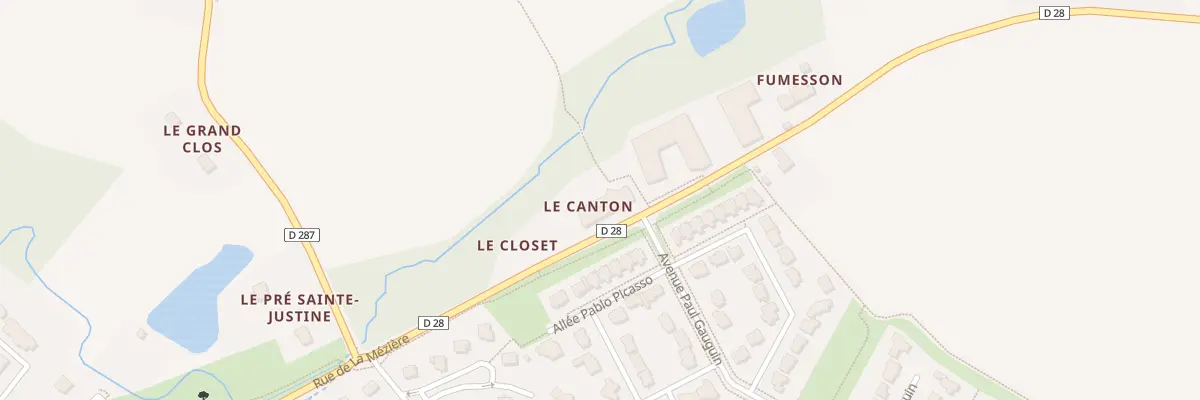 Plan du 17 Rue de la Mézière à Gévezé