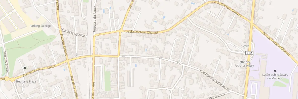 Plan du 60 Rue Mathieu Saint-Jouan aux Sables-d’Olonne