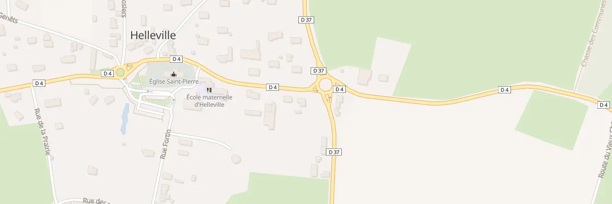 Plan du 1 La Rue de l’Eglise à Helleville