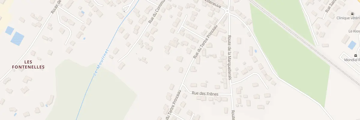 Plan du 15 Rue du Tertre Princeau à Saint-Étienne-de-Montluc