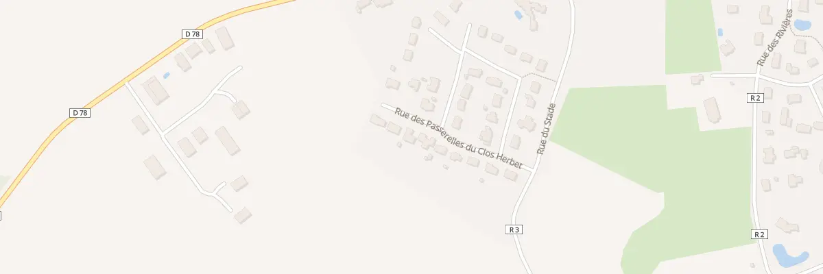 Plan du 7 Passerelles du Clos Herbet au Vivier-sur-Mer