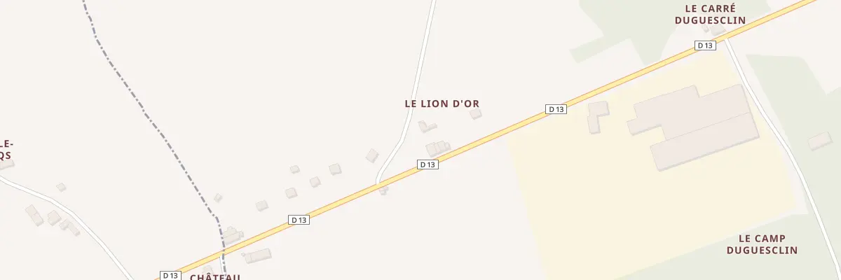 Plan du 6 Le Lion D Or à Combourg