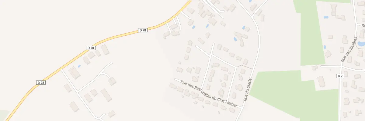 Plan du 14 Passerelles du Clos Herbet au Vivier-sur-Mer