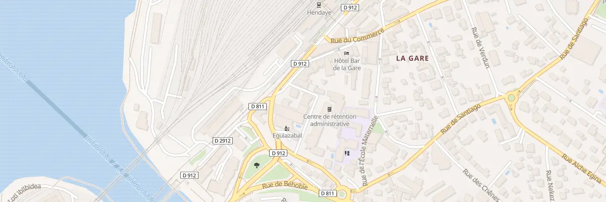 Plan du 4 Rue joliot curie à Hendaye