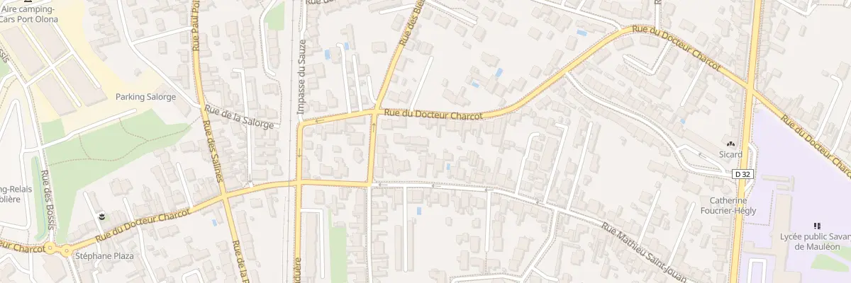 Plan du 155T Rue du Docteur Charcot aux Sables-d’Olonne