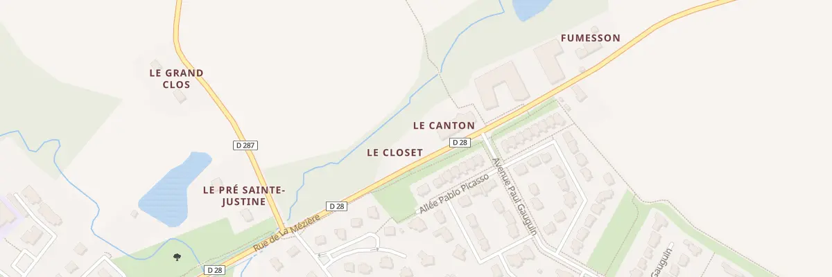 Plan du 15 Rue de la Mézière à Gévezé