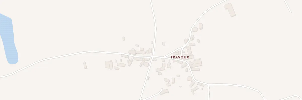 Plan du 5134 Travoux à Québriac