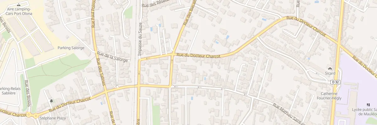 Plan du 157B Rue du Docteur Charcot aux Sables-d’Olonne