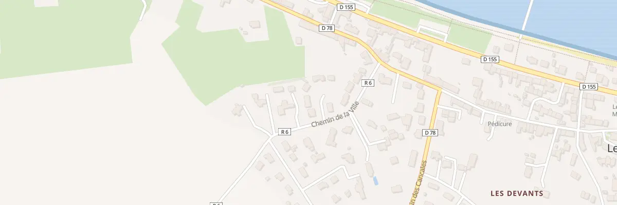 Plan du 15 Che de la Ville au Vivier-sur-Mer