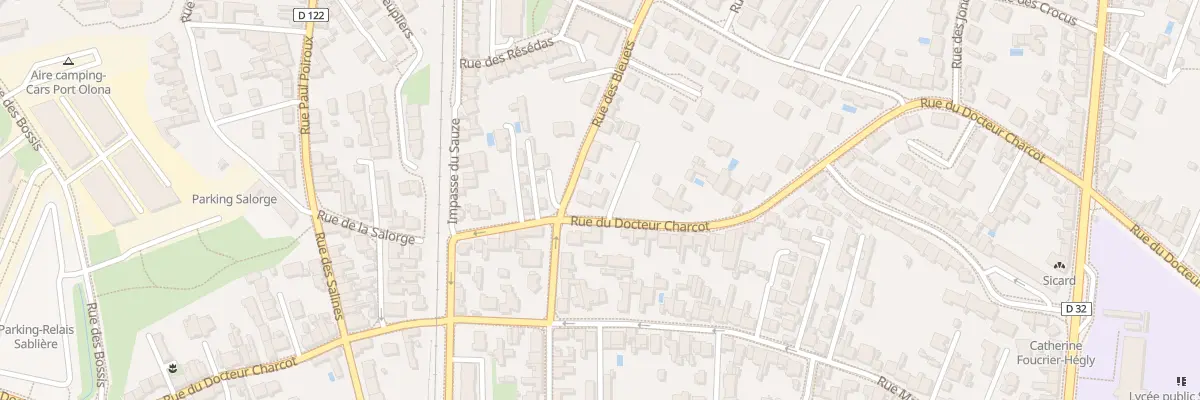 Plan du 128 Rue du Doc Charcot aux Sables-d’Olonne