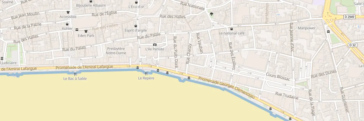Plan du 4 Rue du Puits Dore aux Sables-d’Olonne