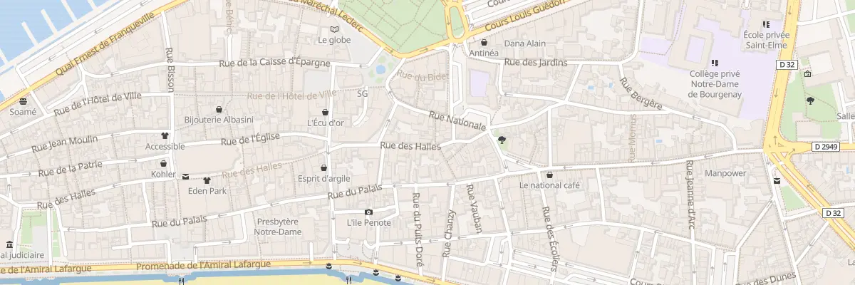 Plan du 10 Rue des Halles aux Sables-d’Olonne
