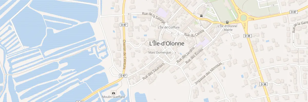 Plan du 2 Rue des Marais à L’Île-d’Olonne