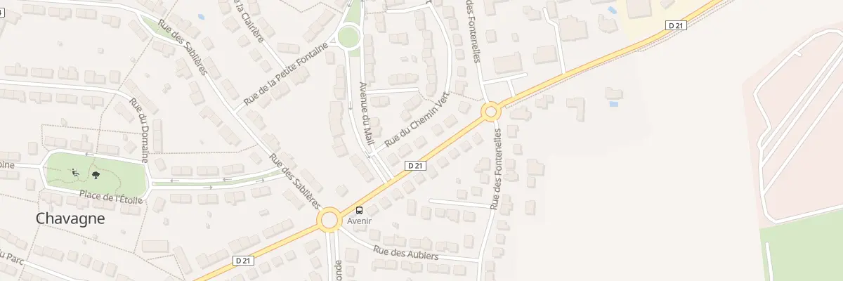 Plan du 35 Rue de l’Avenir à Chavagne