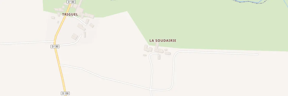 Plan du 1 La Soudairie à Pierric